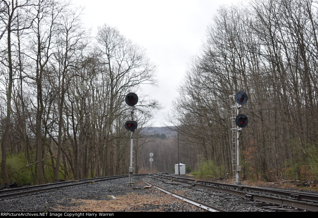 Signals at Haucks Junction